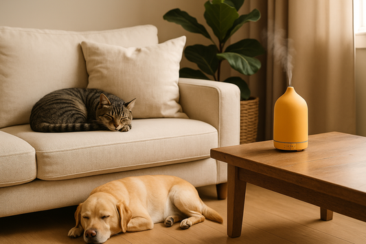 Diffusing Essential Oils Around Animals: Safety, Risks, and Responsible Use