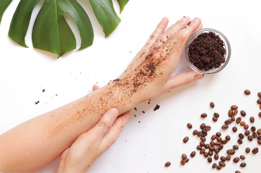 Make Your Own Coffee Scrub with Nut & Seed Oils