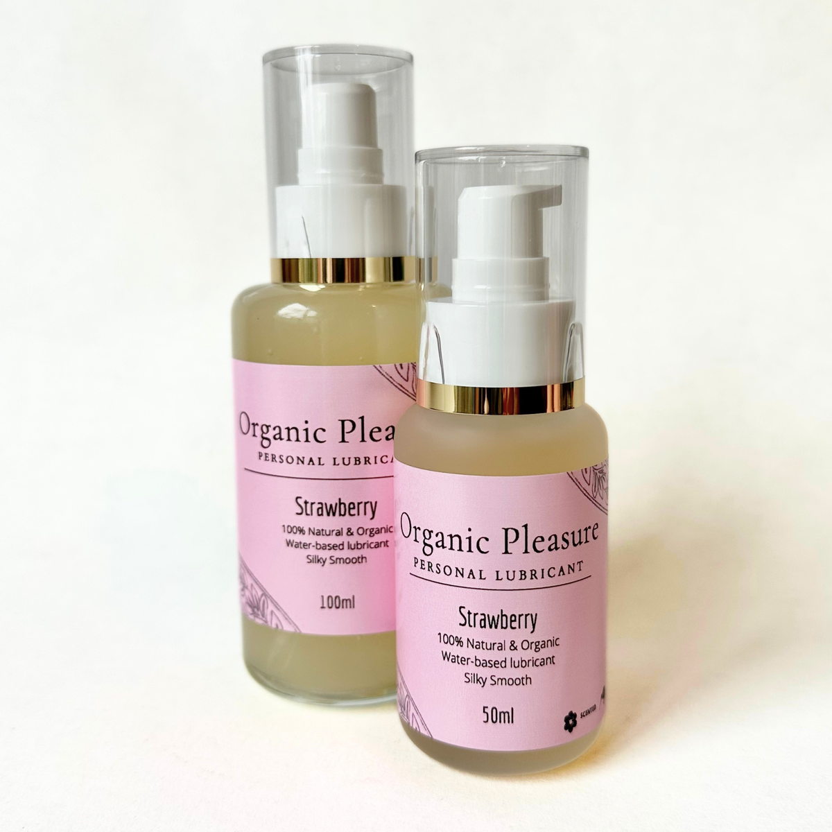 Organic Pleasure - Strawberry Scented Personal Lubricant