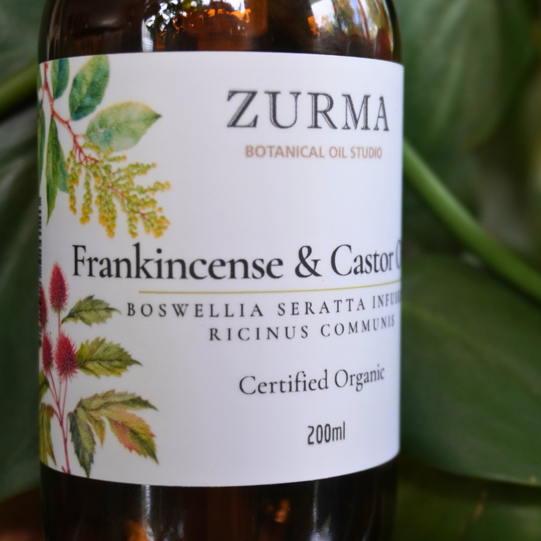 Frankincense & Castor Oil Blend - Certified Organic