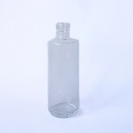 Clear Glass Bottle 100ml with 20mm Neck (no lids)