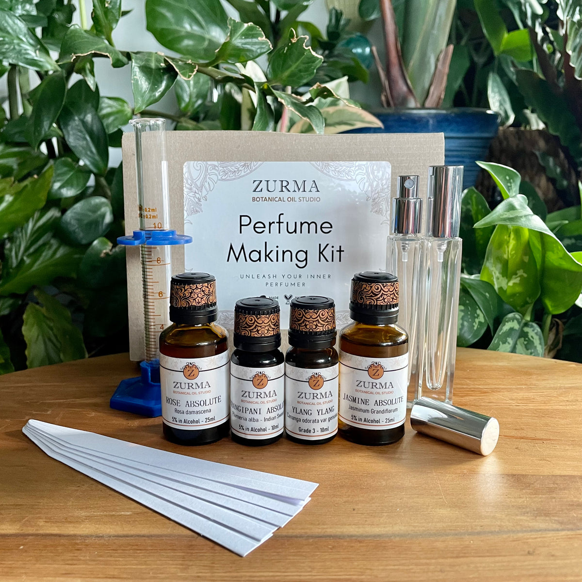 Perfume Making Kit - Botanic Elegance – Zurma Botanical Oil Studio