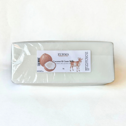Melt & Pour Coconut & Goats Milk NZ Soap