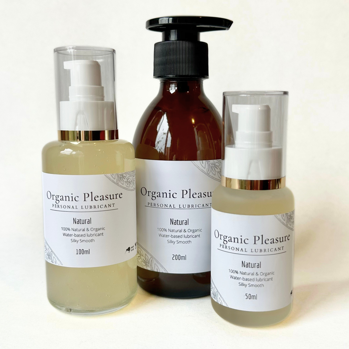 Organic Pleasure - Natural Unscented Personal Lubricant