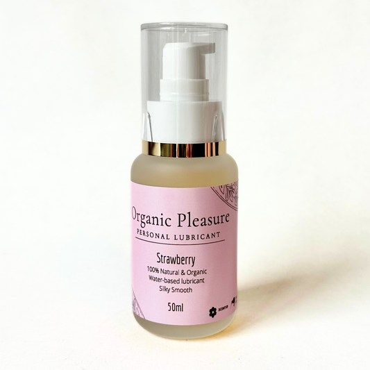 Organic Pleasure - Strawberry Scented Personal Lubricant