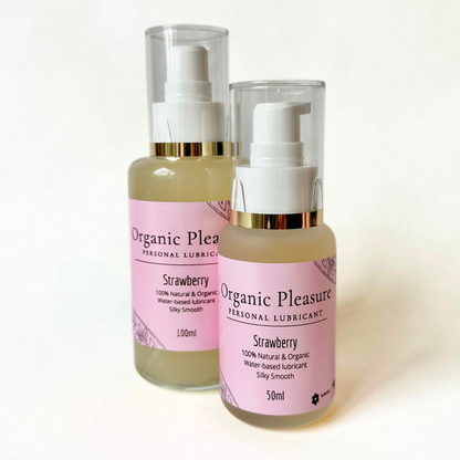 Organic Pleasure - Strawberry Scented Personal Lubricant