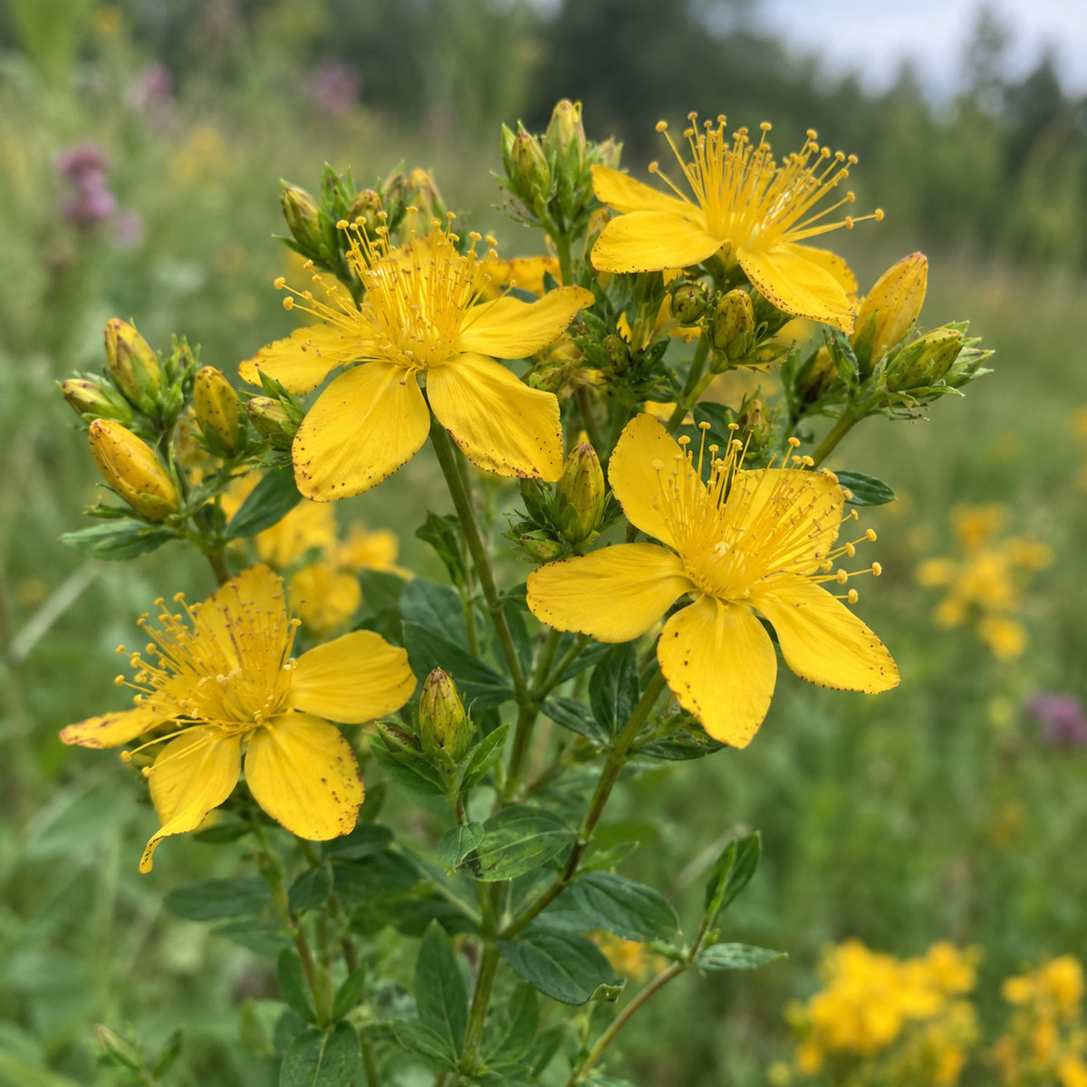 St Johns Wort (Hypericum) Infused Almond Oil
