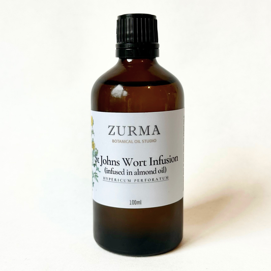 St Johns Wort (Hypericum) Infused Almond Oil