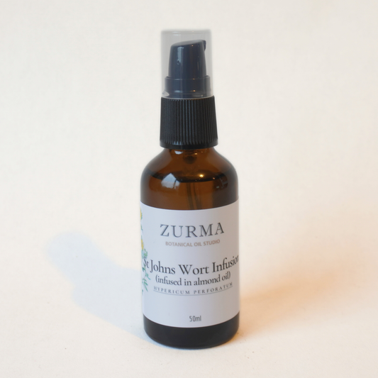 St Johns Wort (Hypericum) Infused Almond Oil